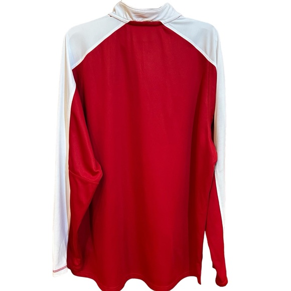 Adidas Ole Miss Track & Field Long Sleeve Polo Shirt XL - Picture 6 of 11